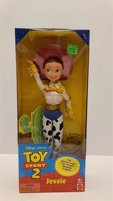 Disney Pixar 1999 Toy Story 2 Jessie Doll Cowgirl New Mattel Values - MAVIN