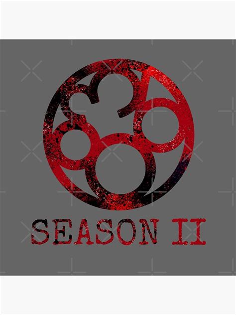 "Project:863 Season 2 red black design logo" Poster for Sale by ...