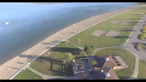 Alum Creek Beach Aerial View - YouTube