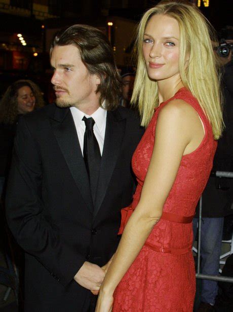 Ethan Hawke Uma Thurman : Ethan Hawke Y Uma Thurman Fashion Red Formal ...