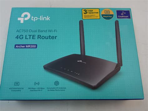 Двухдиапазонный 4G LTE WIFI роутер TP-LINK ARCHER MR200 — купить в интернет-магазине ОНЛАЙН ТРЕЙД.РУ