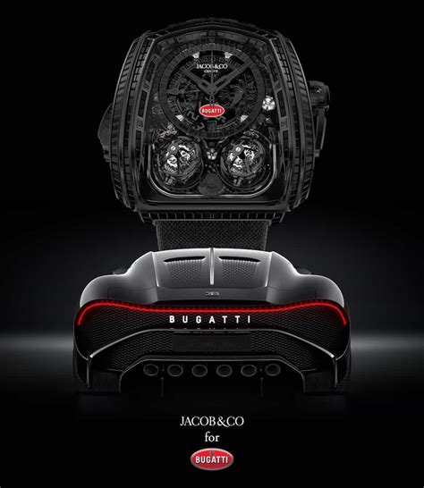 The $1 Million Jacob & Co. Twin Turbo Furious Bugatti “La Montre Noire”