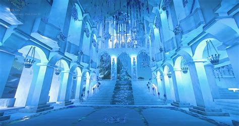 frozen room - Google 検索 | Fantasy castle, Ice castles, Fantasy landscape