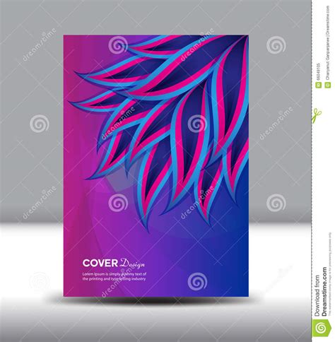 Cover Design Template Vector Brochure White Cover Design Vector Illustration Cover Annual Report ...