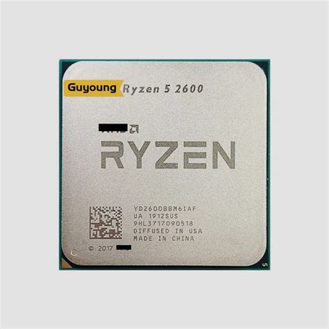 Ryzen 5 2600 New R5 2600 3.4 GHz Six-Core Twelve-Thread CPU Processor ...