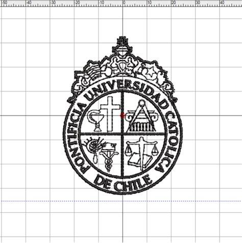 Matriz logo Universidad Católica de Chile | Matrices y Bordados