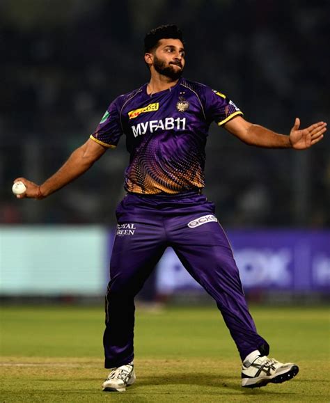 KKR's Shardul Thakur during the IPL 2023 match