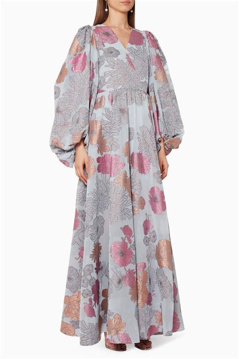 Shop Stine Goya Multicolour Multi-Coloured Floral-Print Baba Dress for Women | Ounass UAE