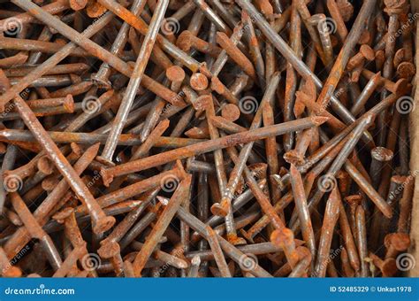 Rusty nail stock image. Image of workshop, fasten, object - 52485329