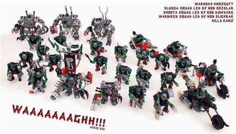 LEGO Ork Waaaaagh! -Pic of the Day - Spikey Bits