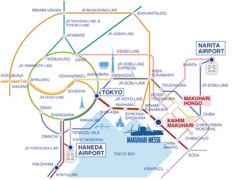 For those coming by train or bus | DIRECTION | MAKUHARI MESSE | MAKUHARI MESSE