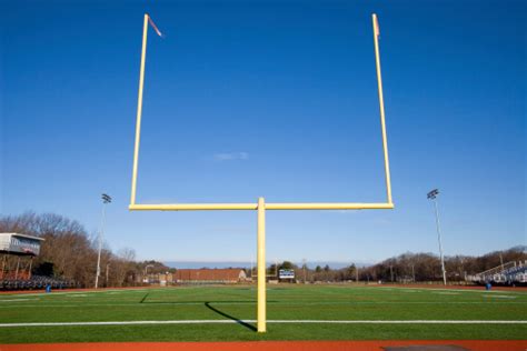 American Football Goal Posts Stock Photo - Download Image Now - iStock