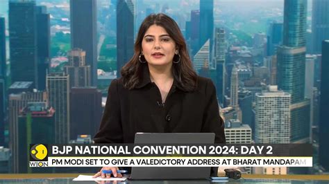 BJP National Convention 2024 | Day2: PM Modi to address party leaders shortly - World News