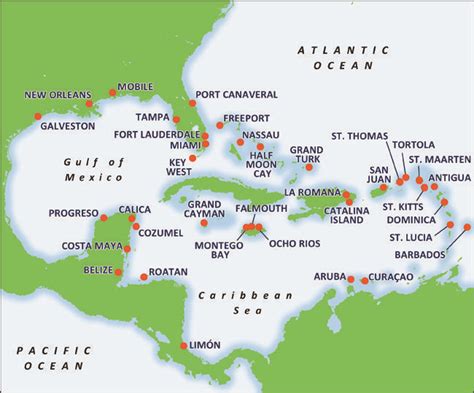 Map Of Eastern Caribbean Cruise | The Best Porn Website