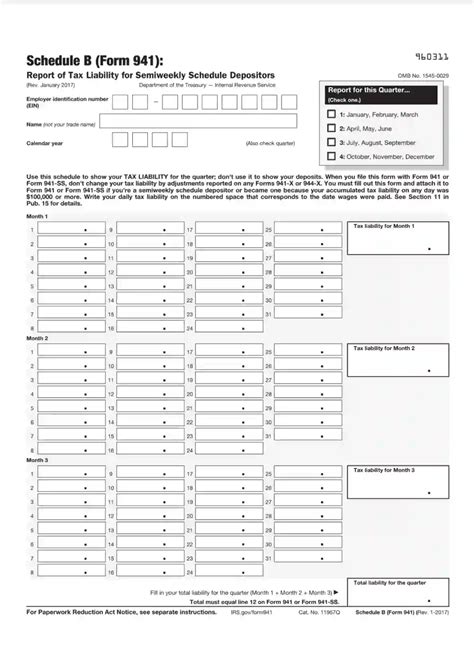 IRS Schedule B Form 941 ≡ Fill Out Printable PDF Forms Online