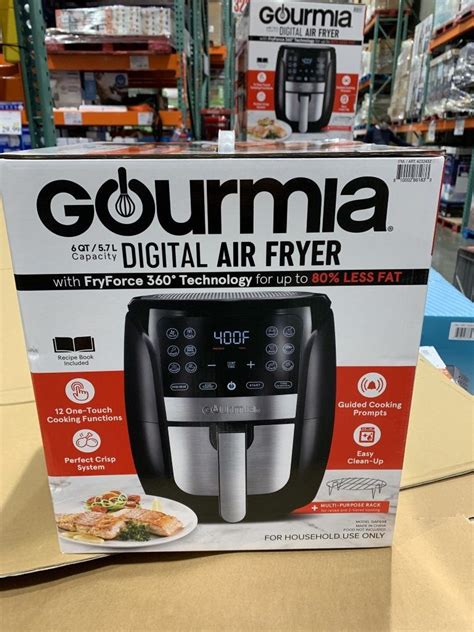 Costco Gourmia Air Fryer, 6 Quart Digital w/ Fryforce | Air fryer, Air ...