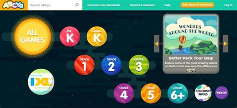 ABCya – Fun Learning Educational Games for Kids (ABCya3) | Educational ...