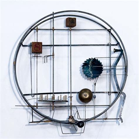 Gina Kamentsky, One Thing, 2011, Kinetic Wall Sculpture (found objects ...