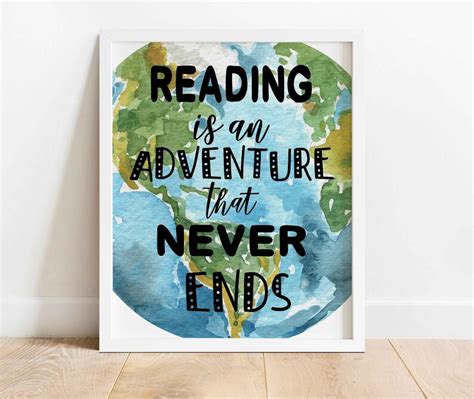 Printable Reading Signs for Classroom Nursery World Map - Etsy