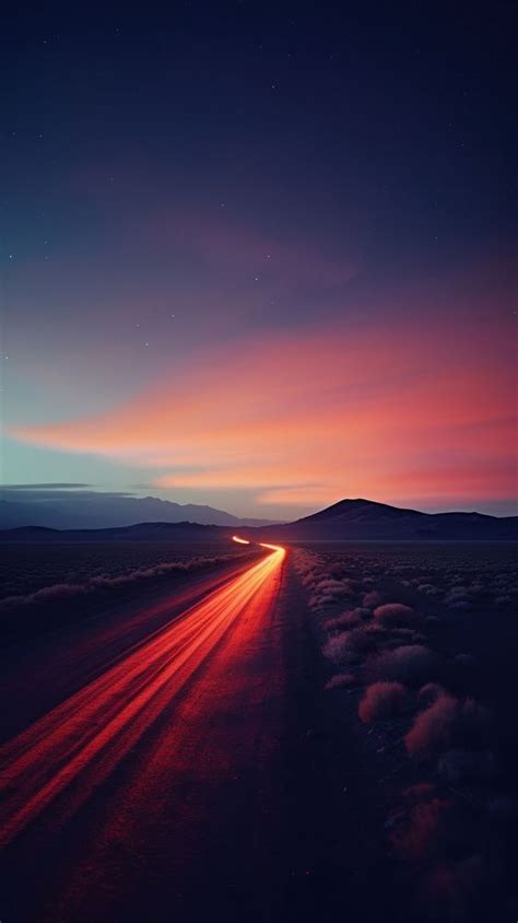 Photography road night nature landscape | Premium Photo - rawpixel