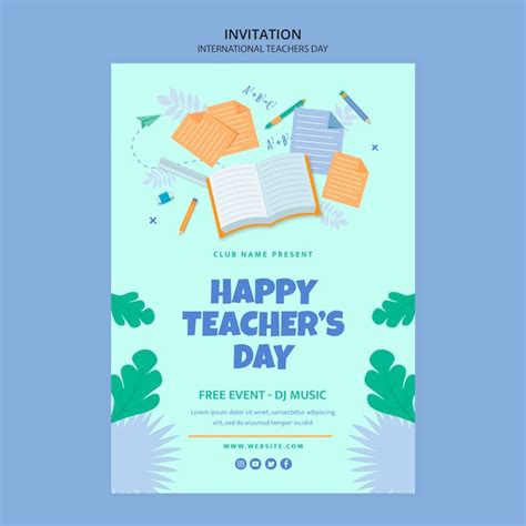 Teacher Day Template PSD, 10,000+ High Quality Free PSD Templates for ...