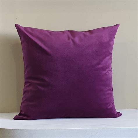 Purple Pillow Covers Violet Pillow Cases Velvet Pillows - Etsy