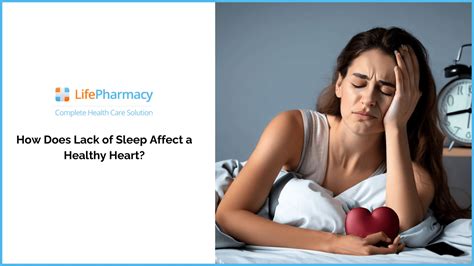 How Does Lack of Sleep Affect a Healthy Heart? - health...