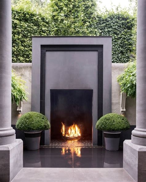 47 Unique Outdoor Fireplace Design Ideas