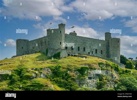 Harlech Castle, Harlech, Gwynedd, Wales Stock Photo - Alamy