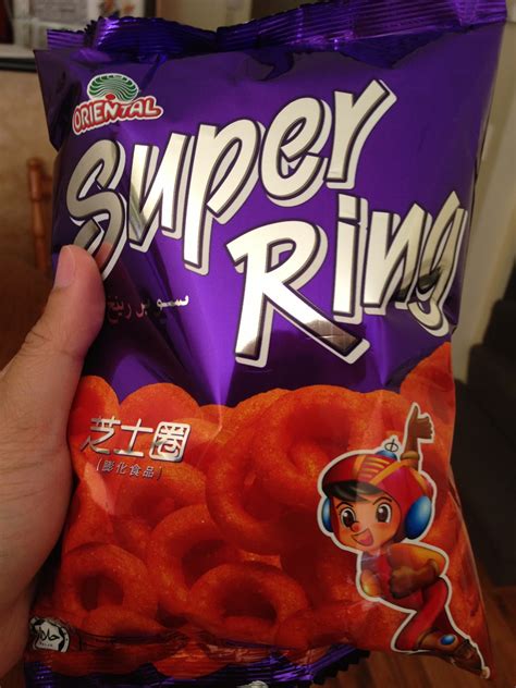 Asian Grocery Snacks: Oriental - Super Ring - Cheese Flavoured Snacks