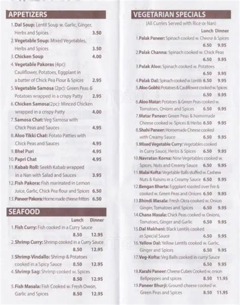 Swagat Indian Restaurant Menu, Menu for Swagat Indian Restaurant, Chelsea, Manhattan, New York ...