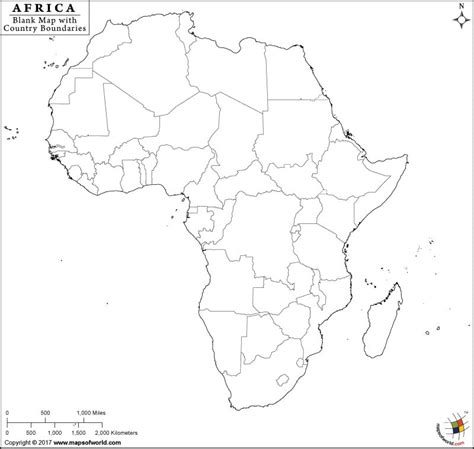 Printable Blank Map Of Africa – Map VectorCampus Map