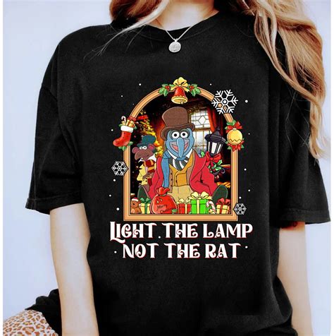 Disney Muppets Christmas Carol Light The Lamp Not The Rat Unisex Shirt ...