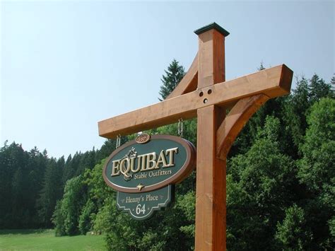 work — Timbersigns | Außenbeschilderung, Bauernhof eingang, Bauernhof ...