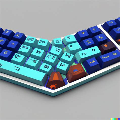 "3d render of creative mechanical keyboard". Dall-E : r/MechanicalKeyboards