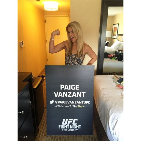 Oh hey there :) #UFCNewJersey Paige VanZant Instagram Post - April ...