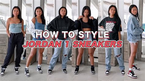 How To Style Nike Air Jordan 1 Sneakers || Casual Outfit Ideas ...