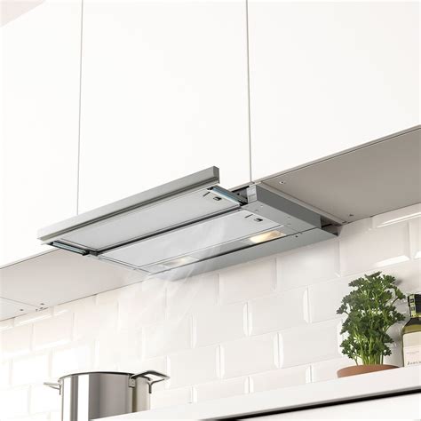 UTDRAG built-in extractor hood, stainless steel, 60 cm - IKEA