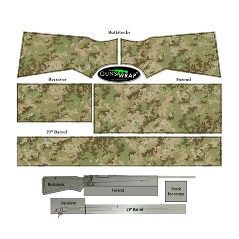 Camo Set Wrap Skins Premium Vinyl Sheet 3M Matt Adhesive - Etsy