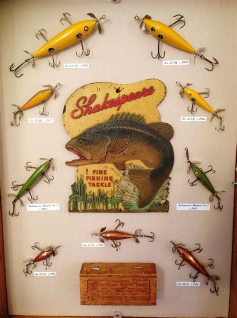 Vintage tackle display - Bassmaster