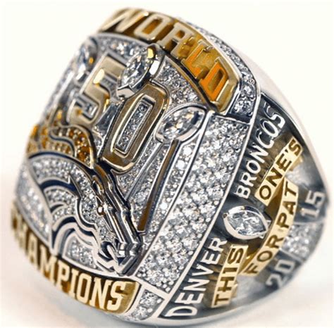 Photos: The Broncos' Super Bowl rings are in - Footballscoop