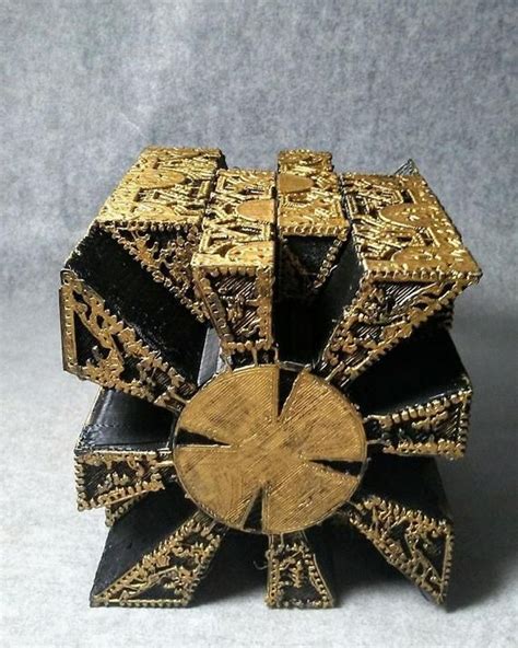 Hellraiser Puzzle Box Prop Replica 1:1 Gold | Puzzle box, Replica prop, Hellraiser