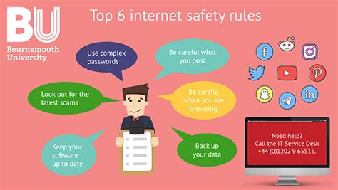 Top six internet safety rules | Bournemouth University