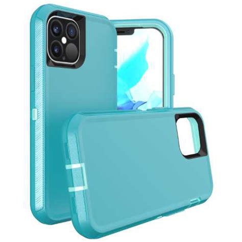 Sale! D368 - Blue iPhone 13 mini 5.4 inch 3 in 1 Hybrid Robot Hard Case ...