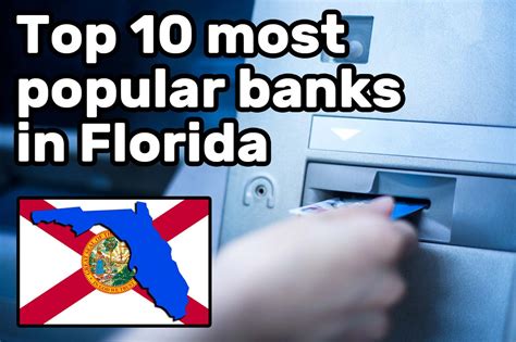 Top 10 most popular banks in Florida