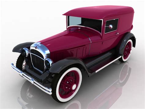 Pearce vintage car 3D model Download for Free