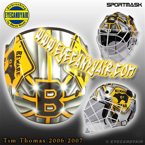 EYECANDYAIR Custom Painted Tim Thomas Sportmask Mage Goalie Mask by ...