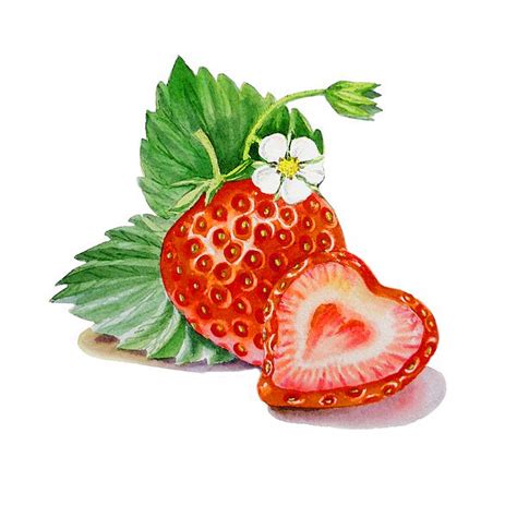 Artz Vitamins A Strawberry Heart by Irina Sztukowski | Fraise dessin ...