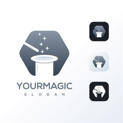 Premium Vector | Magic logo design template ready to use