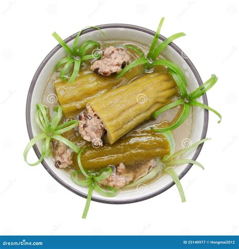 Bitter Gourd Soup with Pork Stock Image - Image of asia, china: 25140977